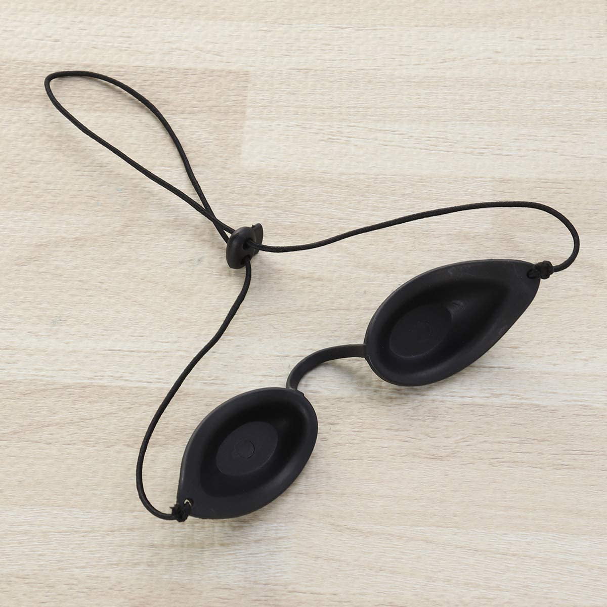 HEALILY Safety Goggles Eye Patch Rosso Blu Light Eye Protect Eyepatch per i pazienti in IPL UV LED Light Therapy Soft nero 